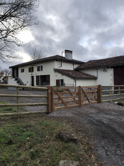 Lovely detached Farmhouse on edge of village near Confolens
