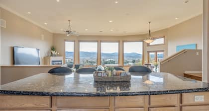 "The View in Prescott," a Custom Home With 3 Patios + Fire Pit, Near Downtown