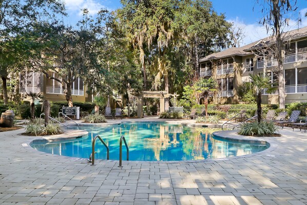 Außenpool, beheizter Pool