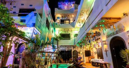 The Sur Suite room with a view of the Carribean Sea Isla Mujeres, Mexico