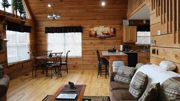 Smart-TV, Kamin, Bücher
