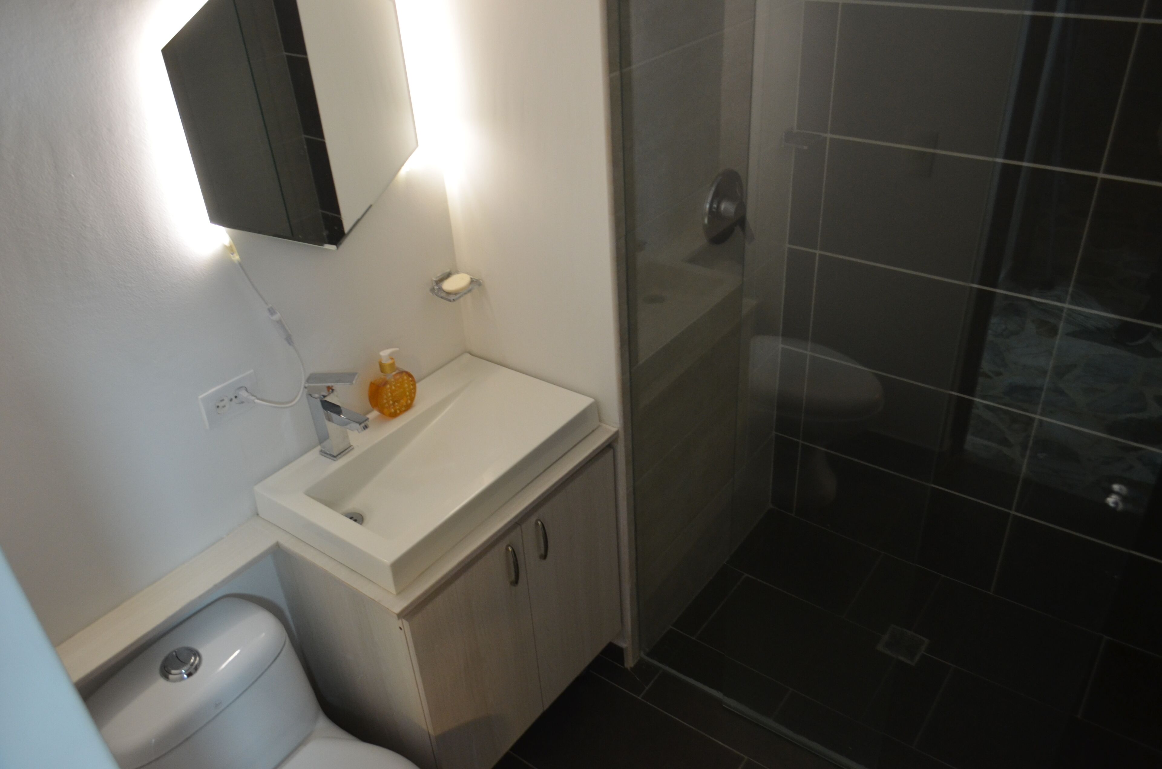 Exclusive Triple Room | Bathroom | Shower, free toiletries, hair dryer, soap