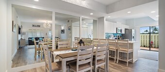 Newly Redone and  furnished 2/2 condo that is walking distance to the beach