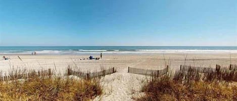 Accommodatie ligt op het strand