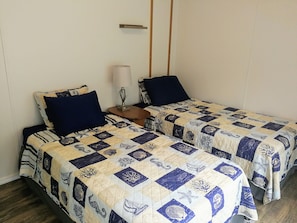 2 bedrooms, iron/ironing board, travel crib, free WiFi