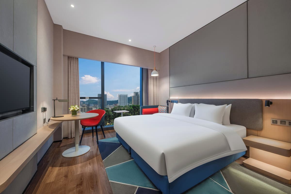 1 King Bed Standard City View