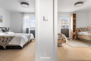 2 Schlafzimmer, Schreibtisch, kostenloses WLAN, Bettwäsche