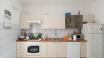 Apartment (Two Bedroom Apartment with Terrace an) | Private kitchen | Fridge