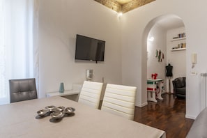 Apartment, 2 Bedrooms | Living area | TV