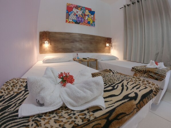 Wifi gratis y ropa de cama