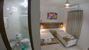 Quarto casal ou duplo standard | Wi-Fi de cortesia, roupa de cama