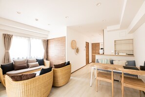 컴포트룸, 더블침대 2개, 금연 (Apartment) | 무료 WiFi, 침대 시트