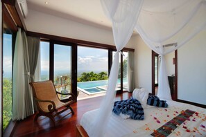 Villa, 2 Bedrooms, Smoking, Private Pool | View from room - 2 BR Villa With Fantastic Ocean View, Lovina With Staff (Sukasada)