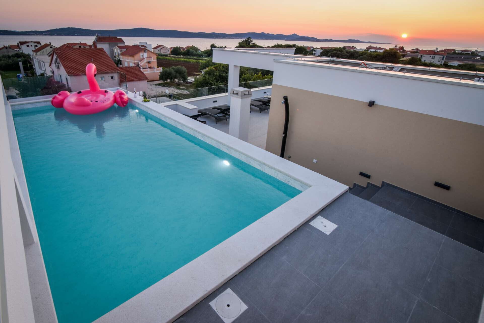 Una piscina climatizada