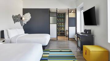 Down comforters, in-room safe, desk, laptop workspace