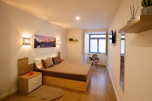 1 bedroom, iron/ironing board, travel crib, free WiFi