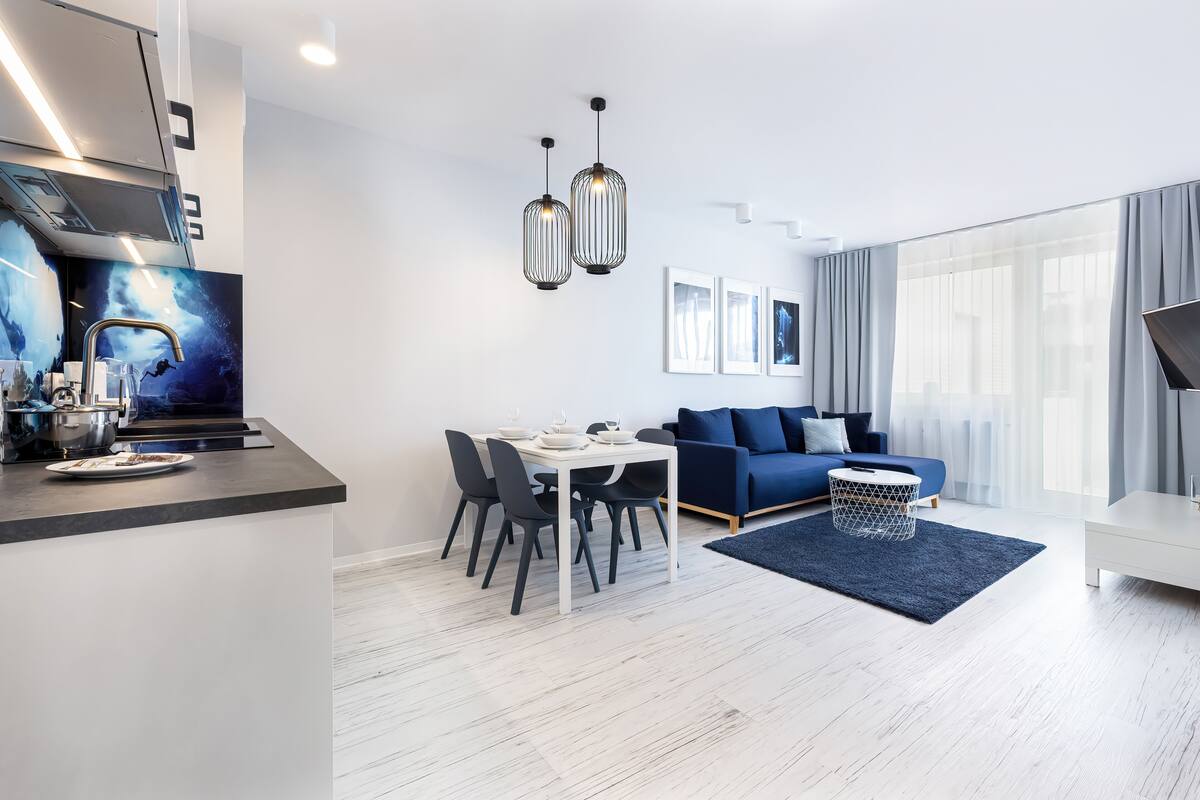 Apartment, 1 Bedroom, Terrace, Beachside | Living area | 40-inch TV with cable channels