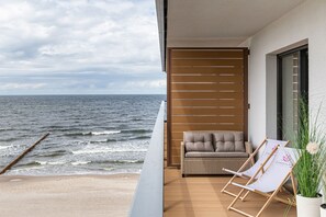 Apartment, 2 Schlafzimmer, Balkon, Meerblick | Blick auf das Wasser