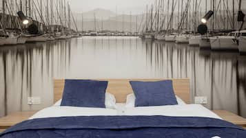 Apartment, 1 Bedroom, Balcony, Sea View | 5 bedrooms, in-room safe, individually decorated, free WiFi