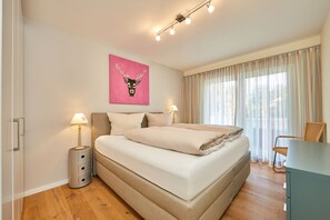 2 soveværelser, skrivebord, strygejern/strygebræt, gratis Wi-Fi