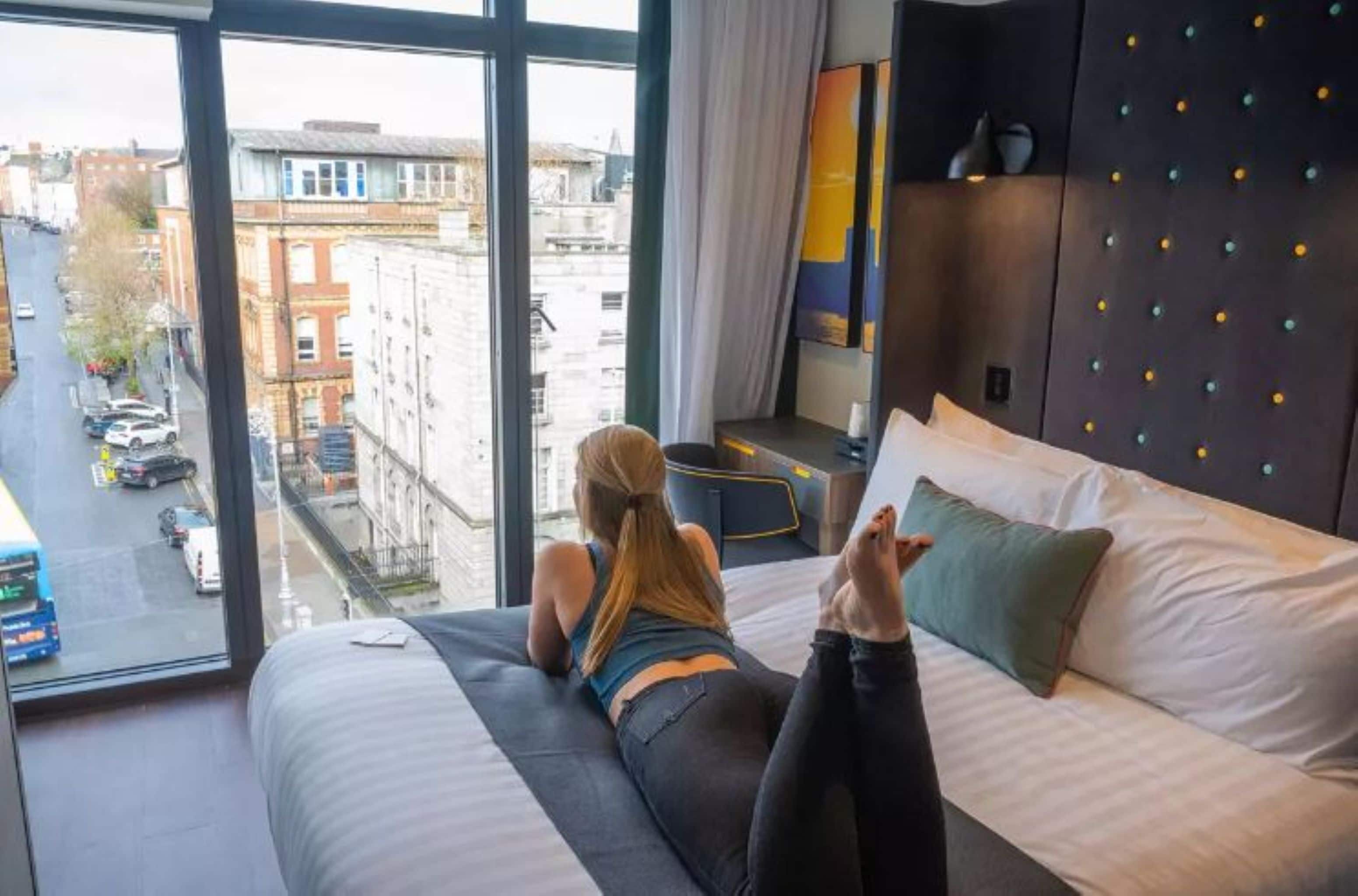 In-room safe, desk, laptop workspace, blackout drapes