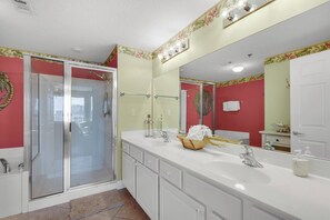 Shower, towels