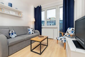 Studio, Kitchen, Lakeside | Living area - Apartment W ładysława IV by Renters (Gdynia)