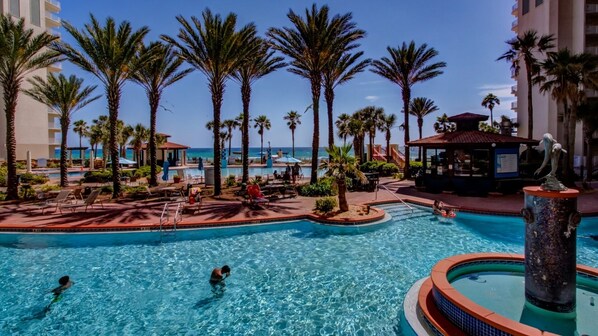 Indoor pool, outdoor pool