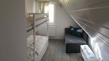 4 dormitorios, wifi, ropa de cama y accesible en silla de ruedas