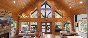 One of a Kind Cabin w/ Covered Deck, Spa, & Games!