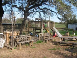 Children's area - Hill Country RV site, TRUST (Marble Falls)
