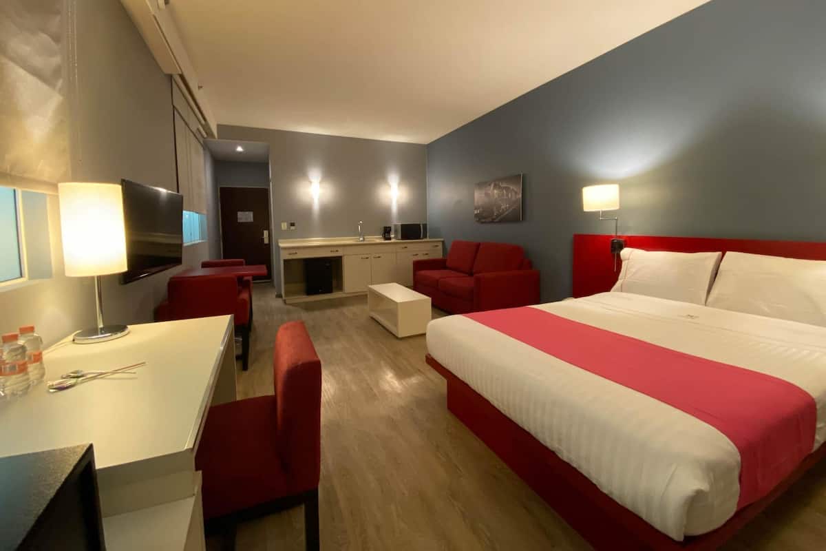 1 bedroom, down comforters, in-room safe, desk