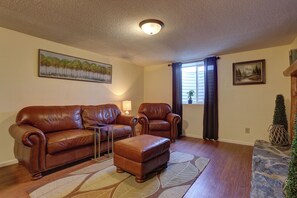 Smart-tv och eldstad