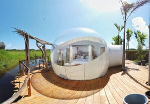 Exclusive-Zelt, Badewanne, Seeseite