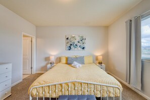 3 dormitorios, tabla de planchar con plancha, wifi gratis y ropa de cama