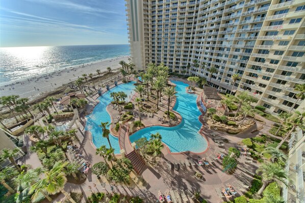 Indoor pool, a heated pool