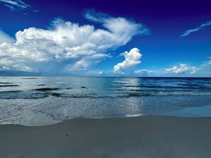 On the beach