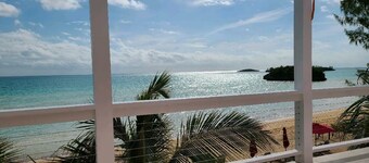 Trela Sands is a 3 Bedroom Unit with generator, right on a sandy beach