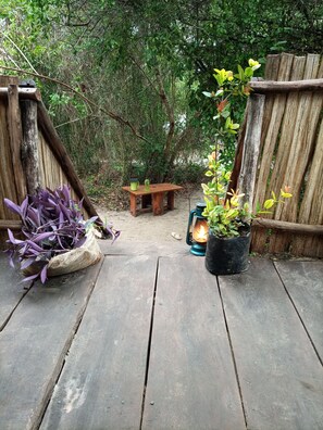 Terrace/patio - Mida Creek Eco Camp - cottage house (Mida)