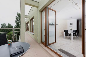 公寓, 2 间卧室, 阳台, 河景 | 阳台