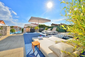 Terrace/patio - villa-dalmatina-zadar with pool (Zadar)