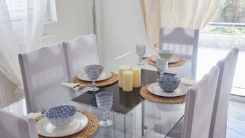 Villa | Private kitchen | Fridge, microwave, oven, stovetop