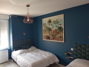 5 dormitorios, tabla de planchar con plancha, wifi gratis