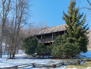 Exterior - The Coop- Mtn Cabin, Fireplace, Pool Table, Pet Friendly, EV Charger, Grill (Seven Devils)