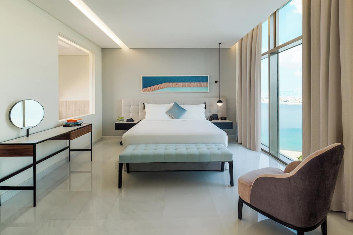 1 bilik tidur, peralatan tempat tidur premium, tilam berlapik, bar mini