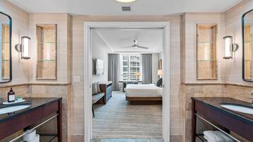 2 habitaciones y caja de seguridad en la habitación