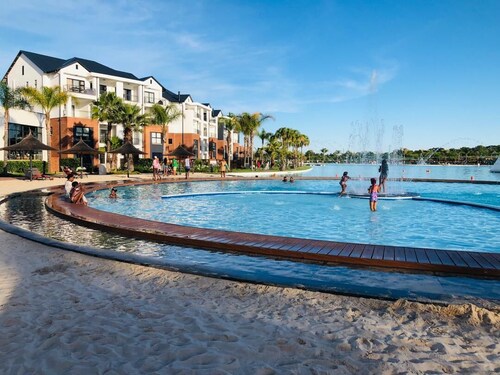 Come and relax at this beautiful gem, first man made crystal clear lagoon beach 