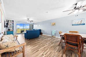 Condo, Multiple Beds, Sea View (Sunlight Sensation - C) | Living area | 32-inch TV with cable channels