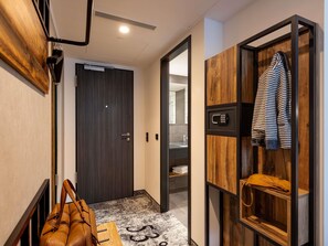 Ofnæmisprófaður sængurfatnaður, skrifborð, vinnuaðstaða fyrir fartölvur