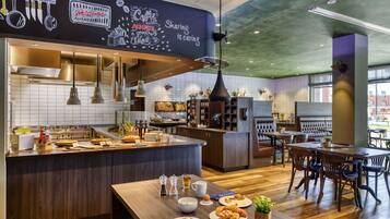 Daily buffet breakfast (EUR 18 per person)